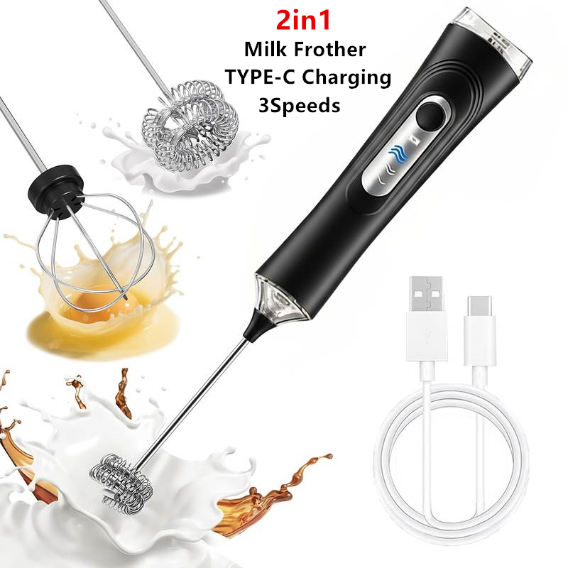 Kitchen Gadgets And Appliances - 전기 우유 거품기 + 계란 거품기