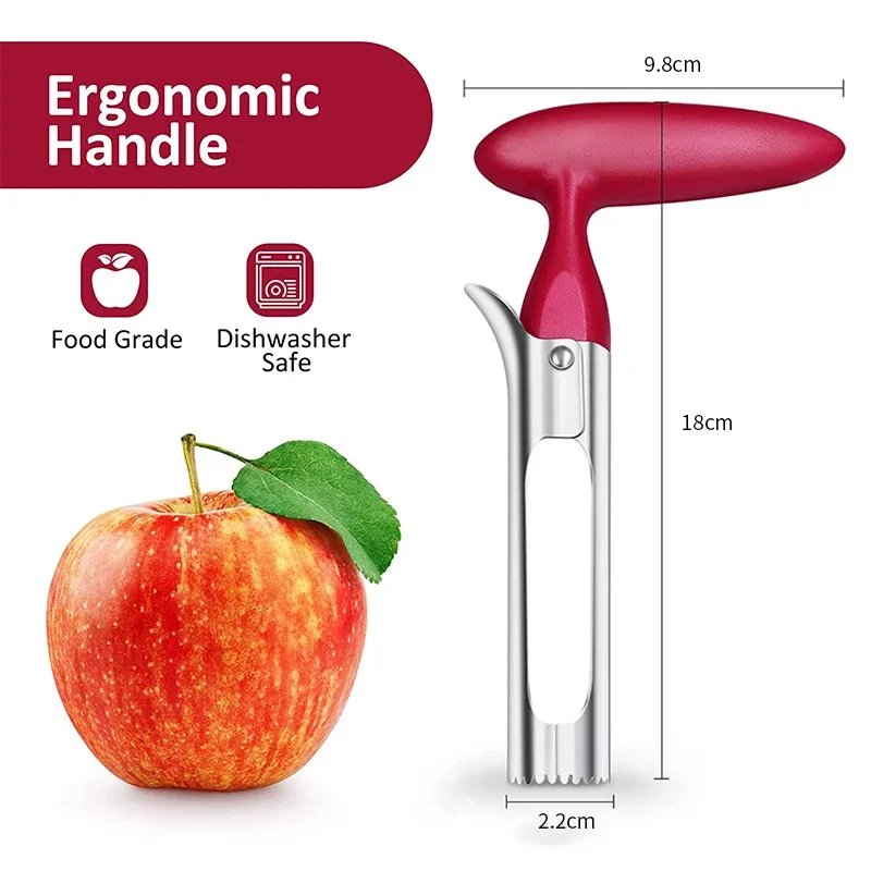 Apple Corer Slicer - 프리미엄 사과 코어러 스테인리스 스틸 사과