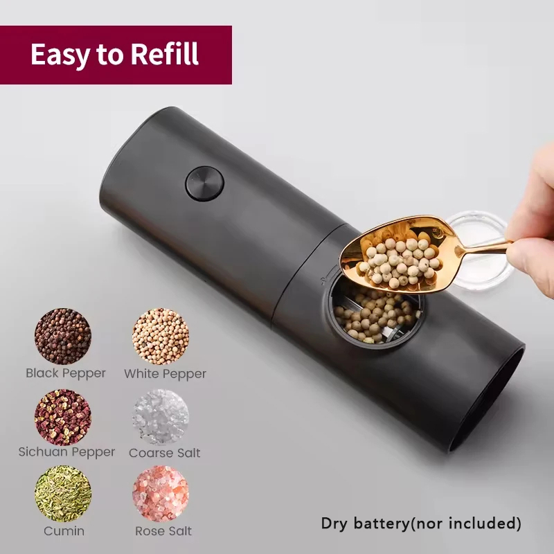 Kitchen Gadgets Electronic - 전기 자동 소금 및 후추 그라인더