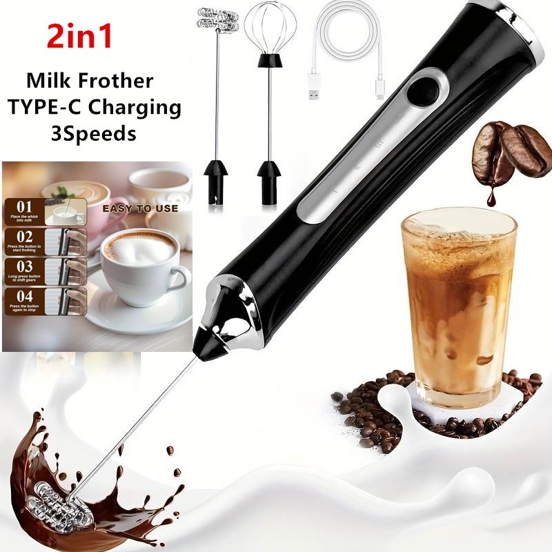 Kitchen Gadgets And Appliances - 무선 전기 우유 거품기 및 계란