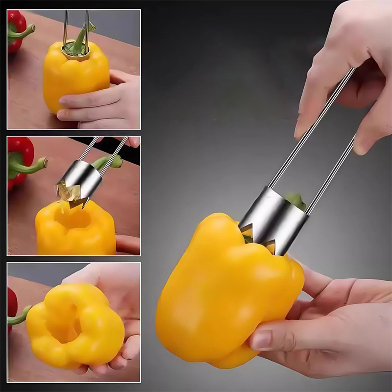 스테인레스 스틸 과일 코어 리무버 사과 배 피망 피터  - Kitchen Gadgets And Equipment 리뷰 및 가격