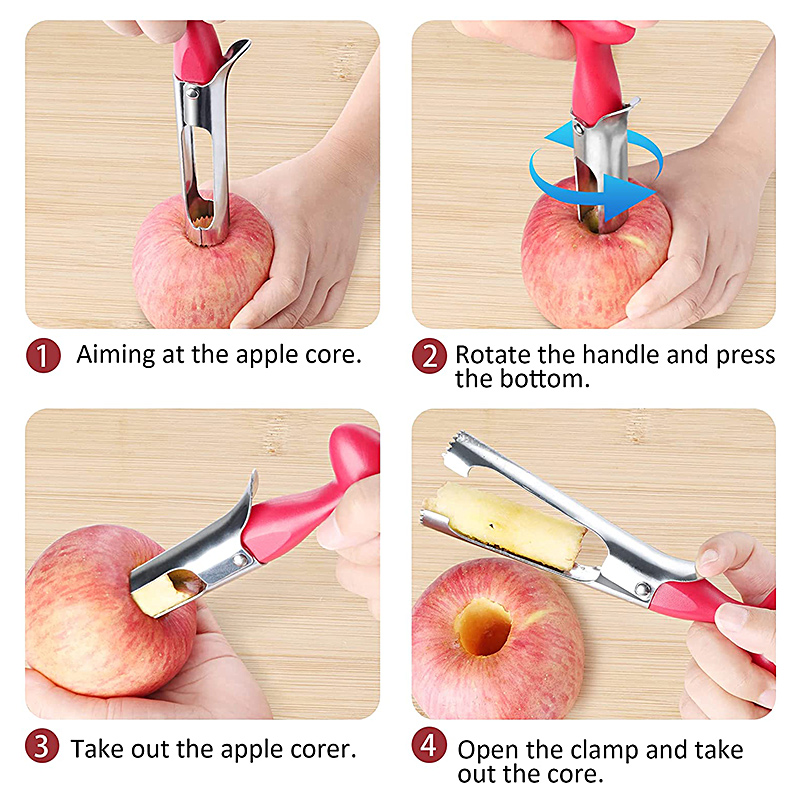 프리미엄 사과 코어러 스테인리스 사과 배 코어 제거 도 - Apple Corer Slicer 리뷰 및 가격