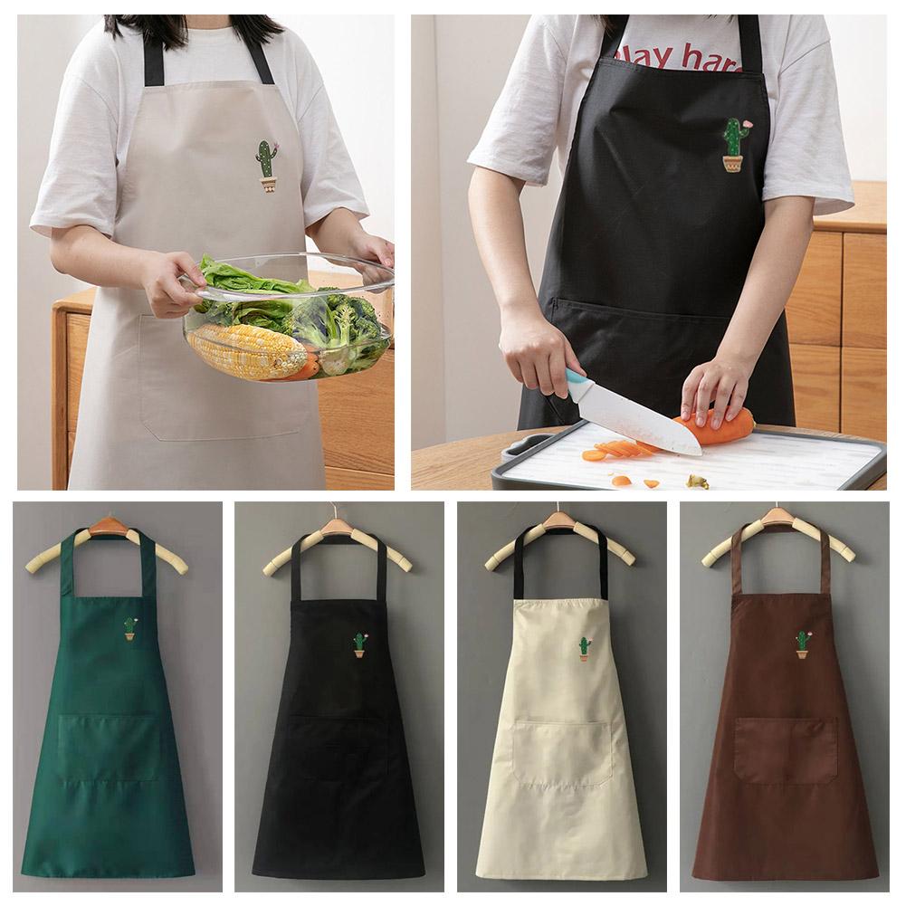 방수 내유성 앞치마, 가정 주방 앞치마, 대형 포켓,  - Kitchen Gadgets Trending 리뷰 및 가격