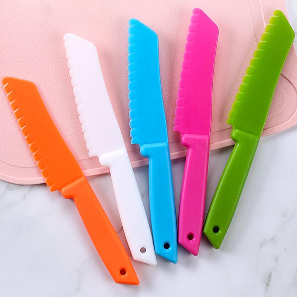 어린이를위한 1pc 플라스틱 주방 도구 도마 칼 어린이 - Kitchen Gadgets For Arthritic Hands 리뷰 및 가격