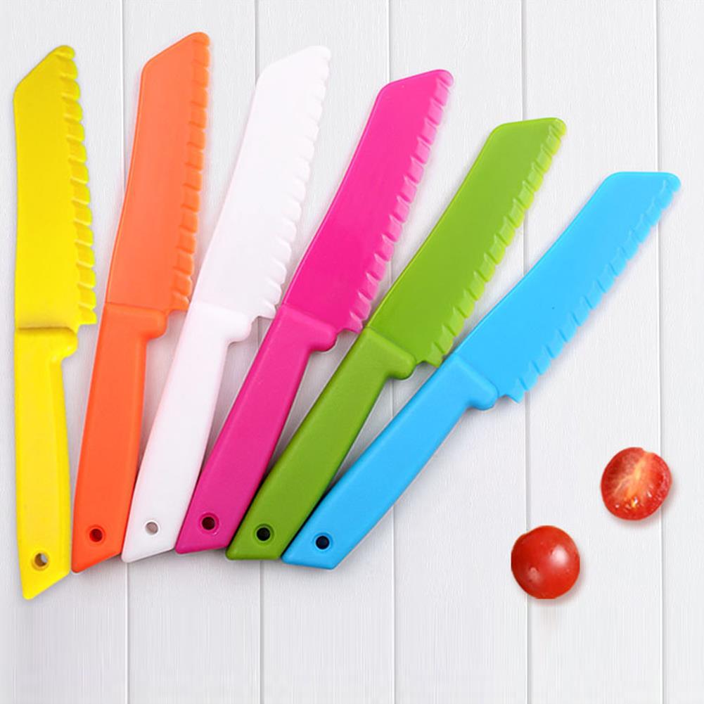 어린이를위한 1pc 플라스틱 주방 도구 도마 칼 어린이 - Kitchen Gadgets For Arthritic Hands 리뷰 및 가격