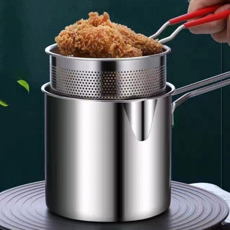 304 스테인리스 스틸 딥 프라이어 튀김 바구니 포함  - Kitchen Gadgets For Arthritic Hands 리뷰 및 가격