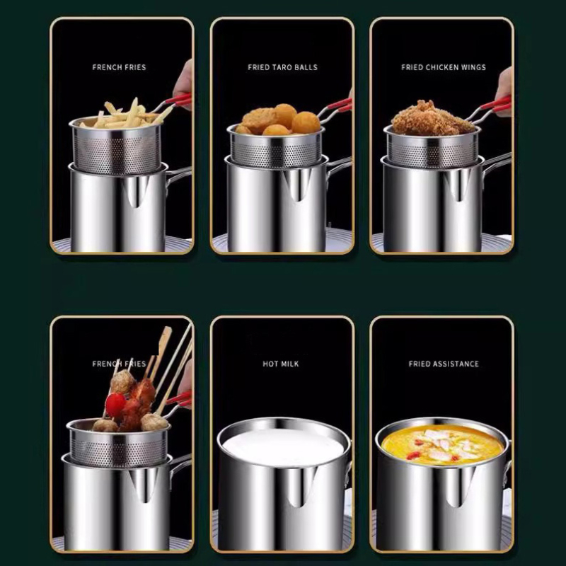 304 스테인리스 스틸 딥 프라이어 튀김 바구니 포함  - Kitchen Gadgets For Arthritic Hands 리뷰 및 가격
