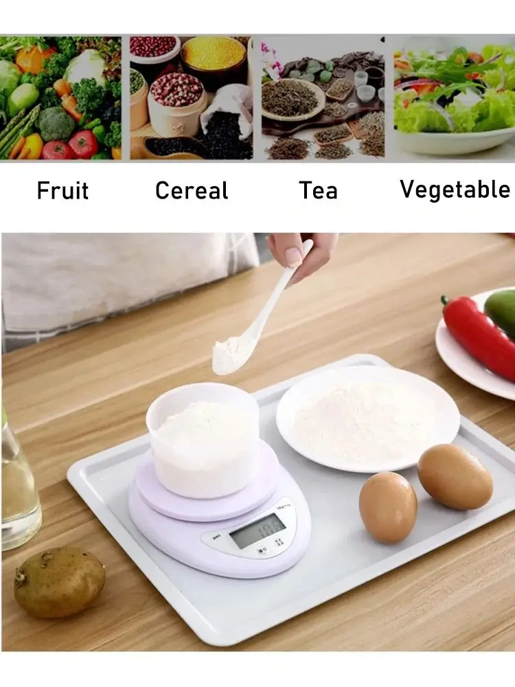 5kg/1g 전자 저울 휴대용 디지털 LED 디스플레이 - Kitchen Gadgets Electronic 리뷰 및 가격