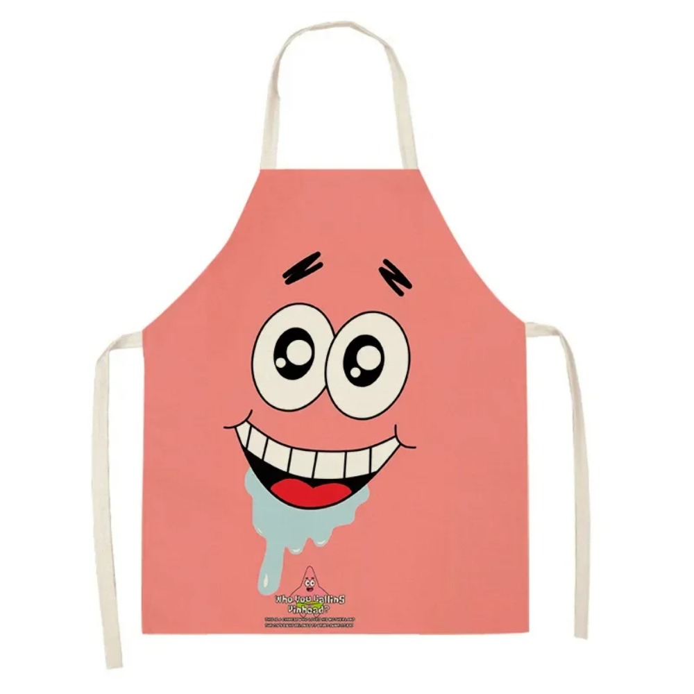 스폰지밥 패트릭 성인용 주방 앞치마, 린넨 빕스, 애니 - Kitchen Gadgets And Equipment 리뷰 및 가격