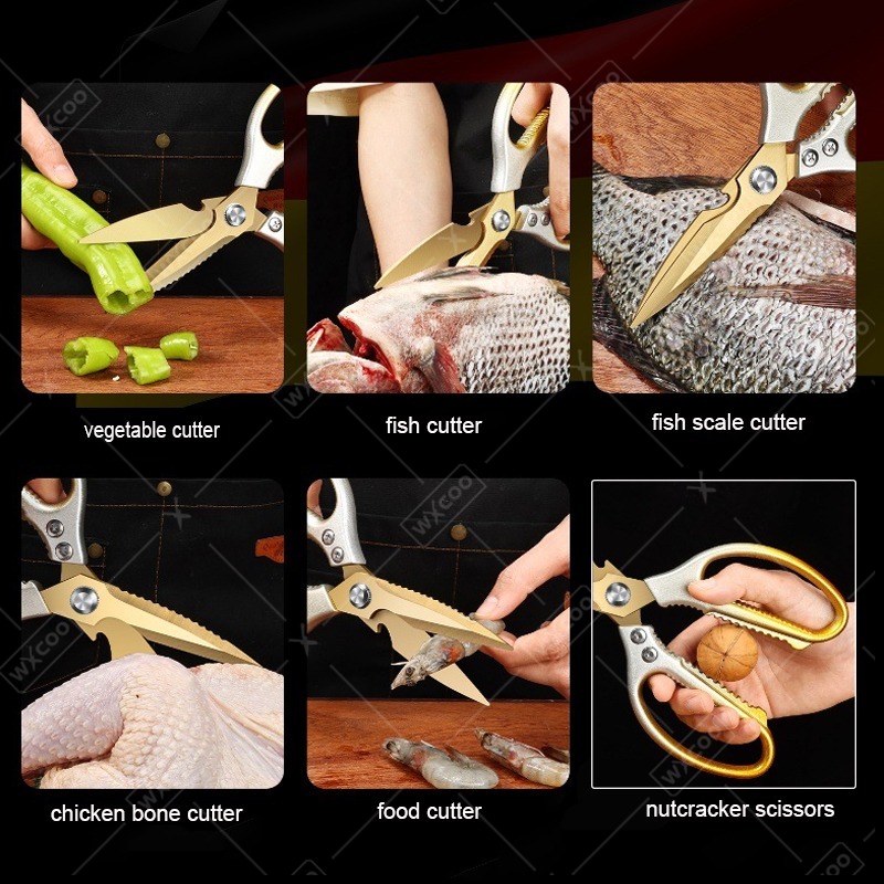 WXCOO 스테인레스 스틸 주방 가위 치킨 뼈, 생선  - Kitchen Gadgets For Arthritic Hands 리뷰 및 가격