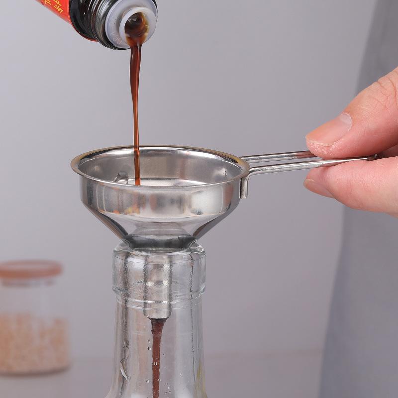 손잡이가 있는 스테인레스 스틸 깔때기, 병, 주류, 와 - Kitchen Gadgets And Equipment 리뷰 및 가격