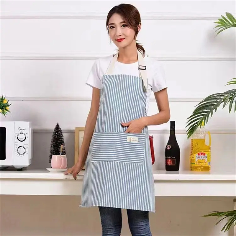 주방 앞치마 레스토랑 작업을위한 유행 리넨 줄무늬 앞치 - Kitchen Gadgets Trending 리뷰 및 가격
