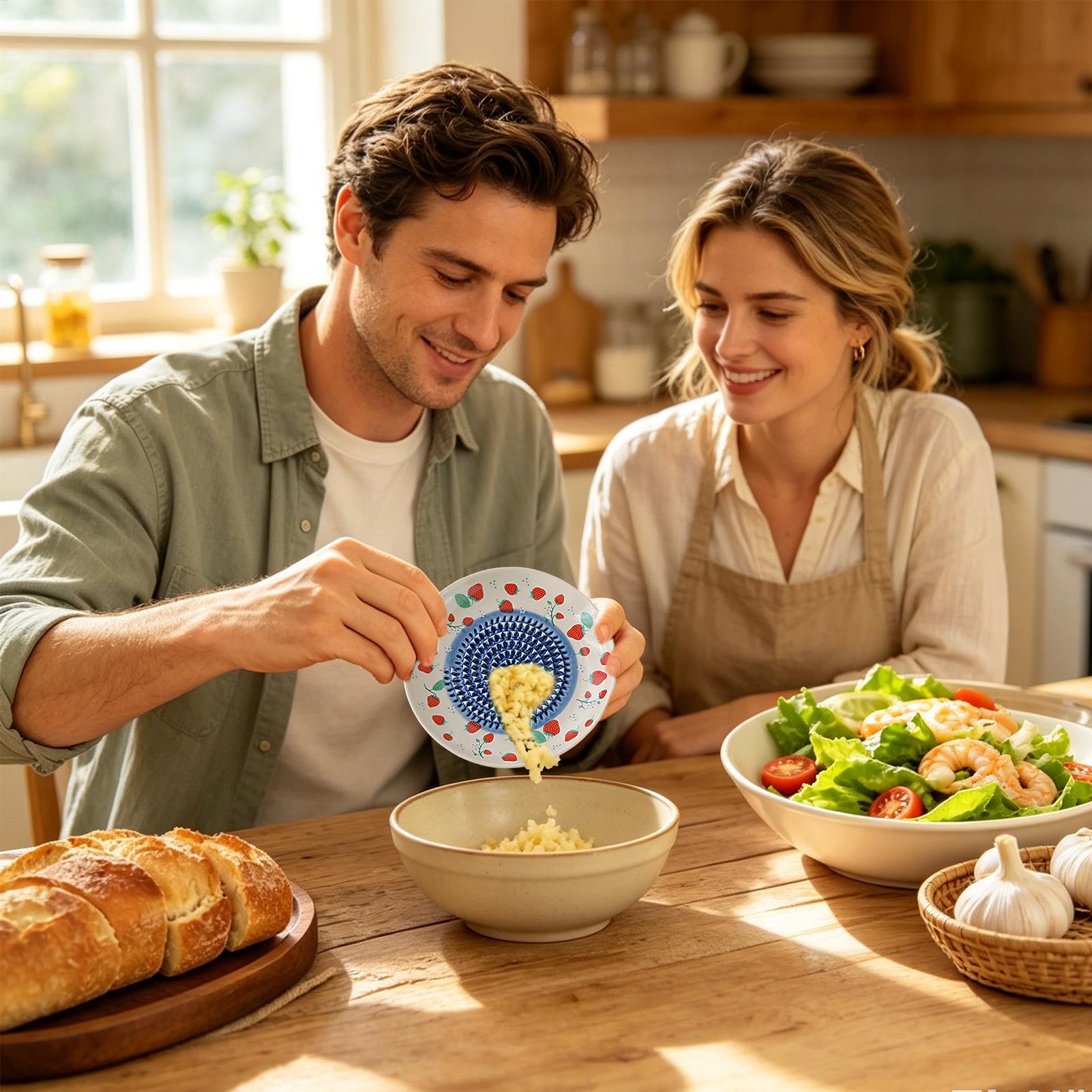 마늘 생강 다지기용 세라믹 원형 강판 수동 야채 과일  - Kitchen Gadgets For Arthritic Hands 리뷰 및 가격