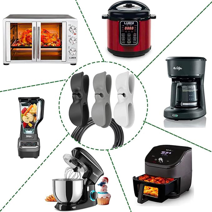 주방 가전 코드 오거나이저 접착 케이블 랩, 전원 코드 - Kitchen Gadgets And Appliances 리뷰 및 가격