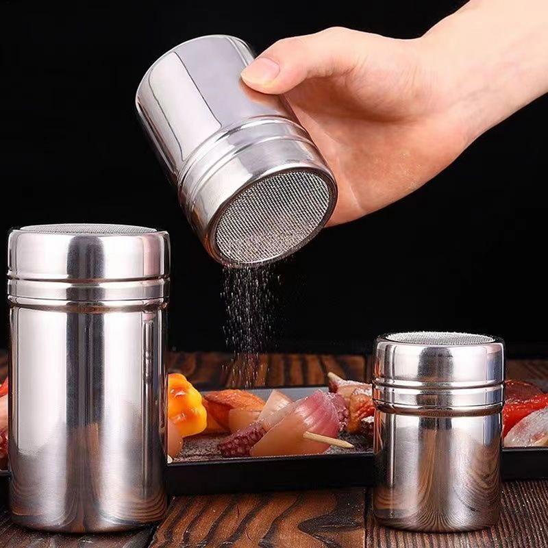 스테인리스강 분말 스프링클러 병, 밀가루 체 먼지털이  - Kitchen Gadgets For Arthritic Hands 리뷰 및 가격