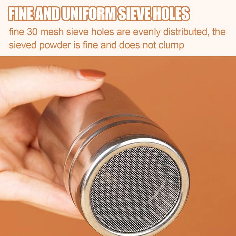 스테인리스강 분말 스프링클러 병, 밀가루 체 먼지털이  - Kitchen Gadgets For Arthritic Hands 리뷰 및 가격