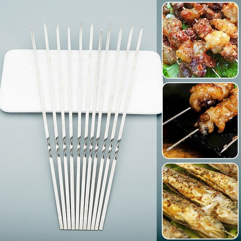 스테인리스 스틸 바베큐 꼬치, 바베큐 바늘 스틱, 금속 - Kitchen Gadgets Youtube 리뷰 및 가격