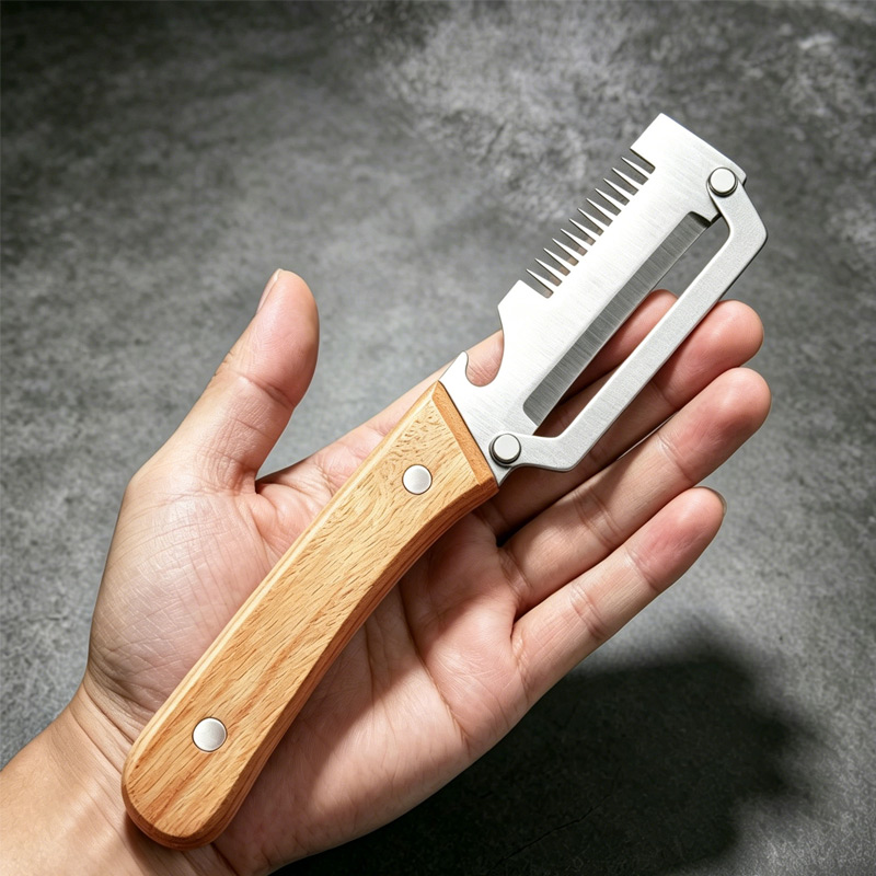 6종 우드 핸들 스테인리스 다용도 감자 깎기 채칼 과일 - Apple Corer Slicer 리뷰 및 가격