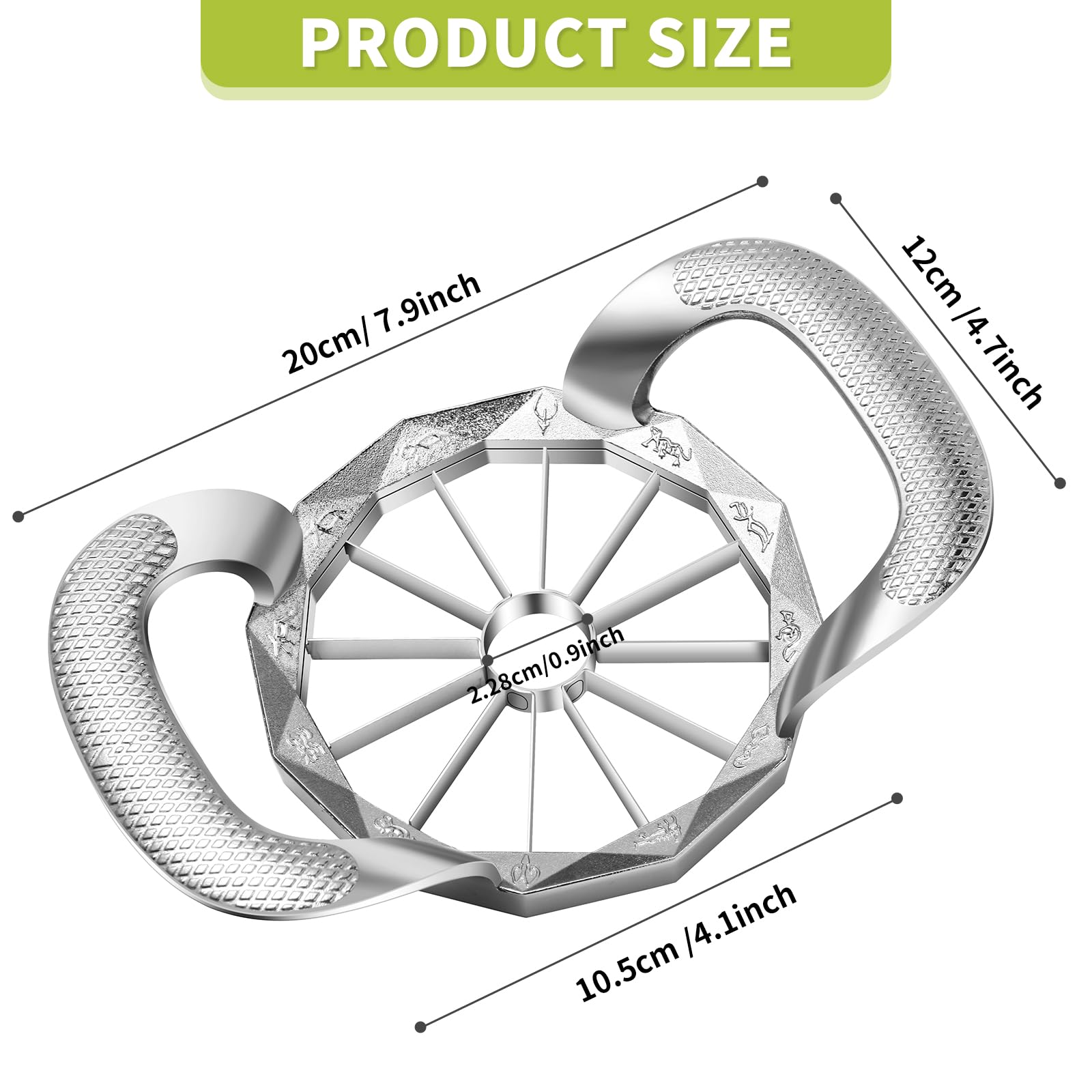튼튼하고 날카로운 12날 스테인리스 스틸 커터 디바이더 - Apple Corer Slicer 리뷰 및 가격
