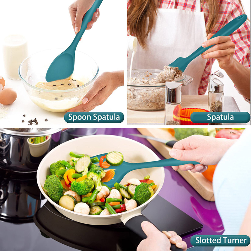 실리콘 조리 기구 세트, 내열성 실리콘 주방 기구, 기 - Kitchen Gadgets And Appliances 리뷰 및 가격