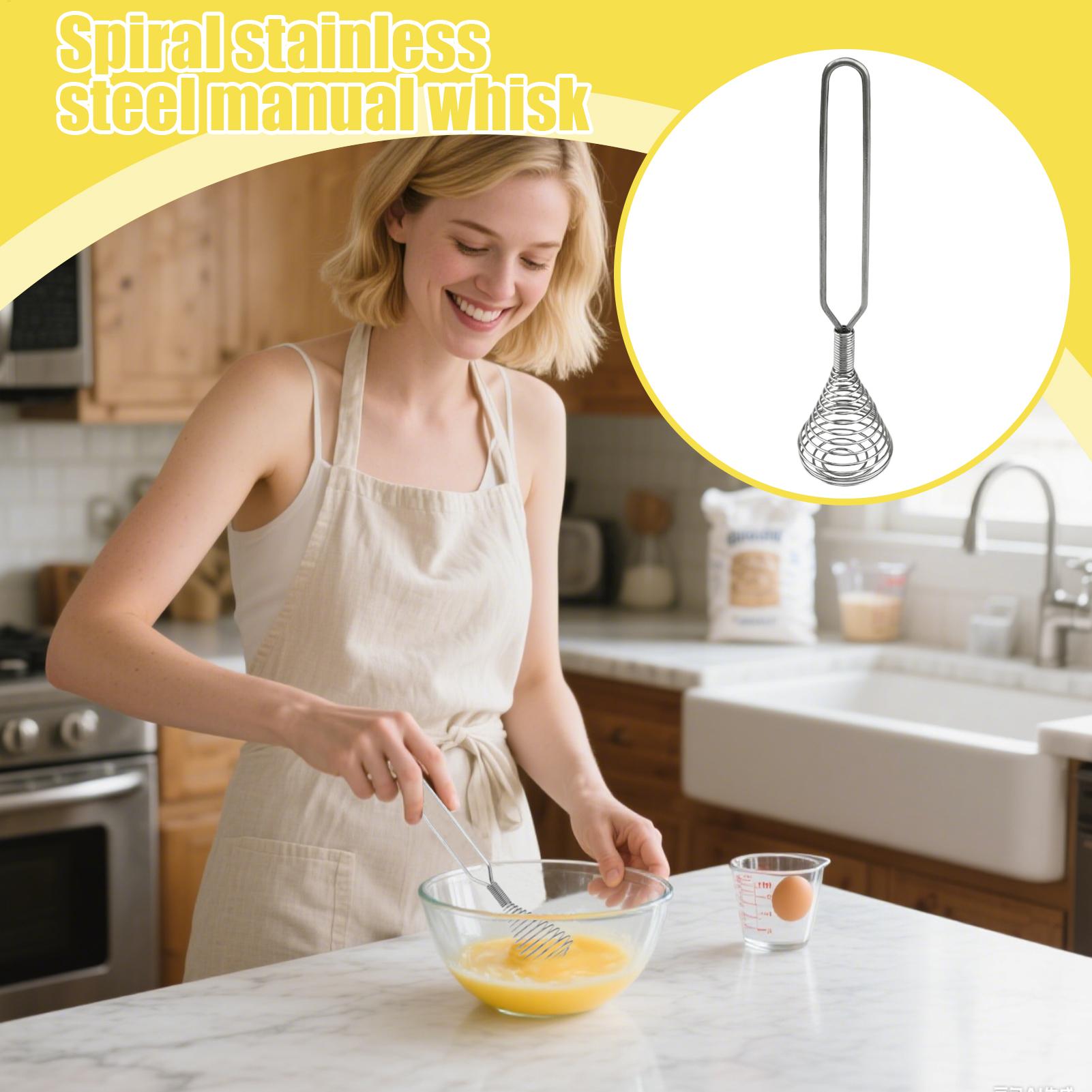 스테인리스 스틸 핸드 휘스크 스프링 코일 에그 비터 와 - Kitchen Gadgets For Arthritic Hands 리뷰 및 가격