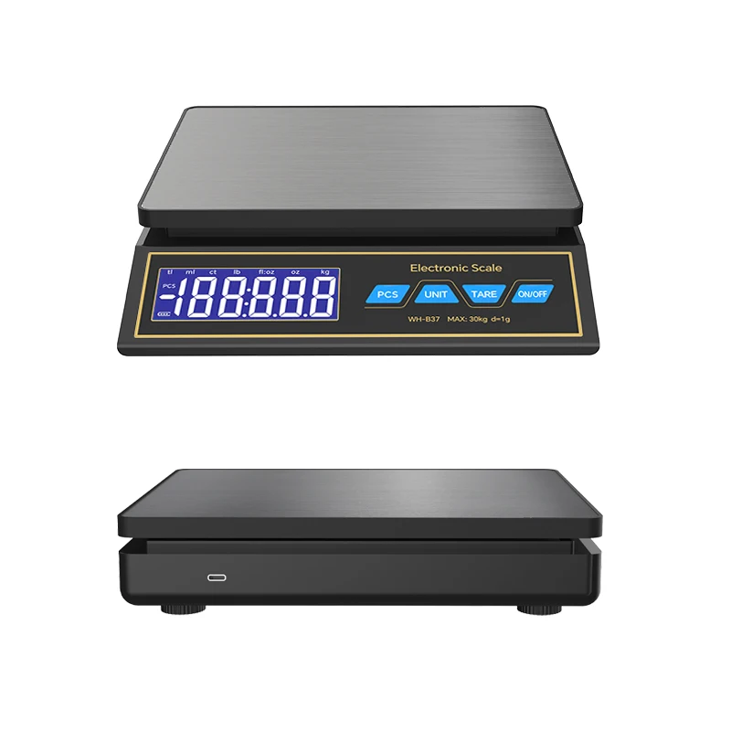 LCD 디지털 주방 저울 30kg/1g 충전식 스테인리 - Kitchen Gadgets Electronic 리뷰 및 가격